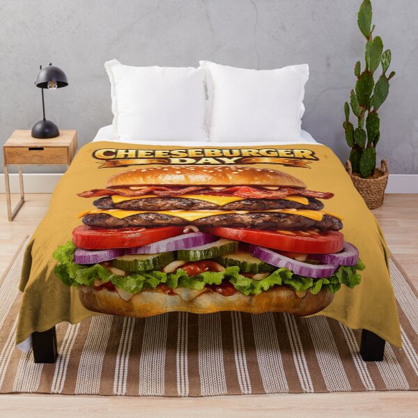 Item preview, National Cheeseburger Day Double Bacon Burger Graphic designed and sold by digitalbob60.