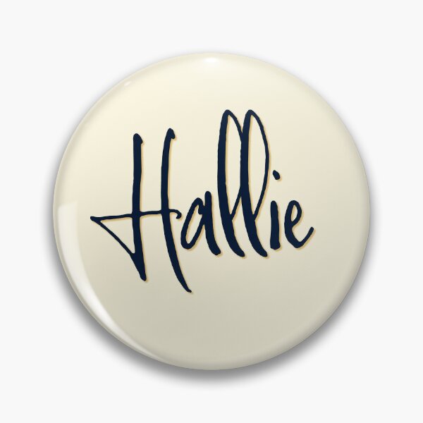 Item preview, HALLIE personalized type design designed and sold by CharlottePlaceArt.