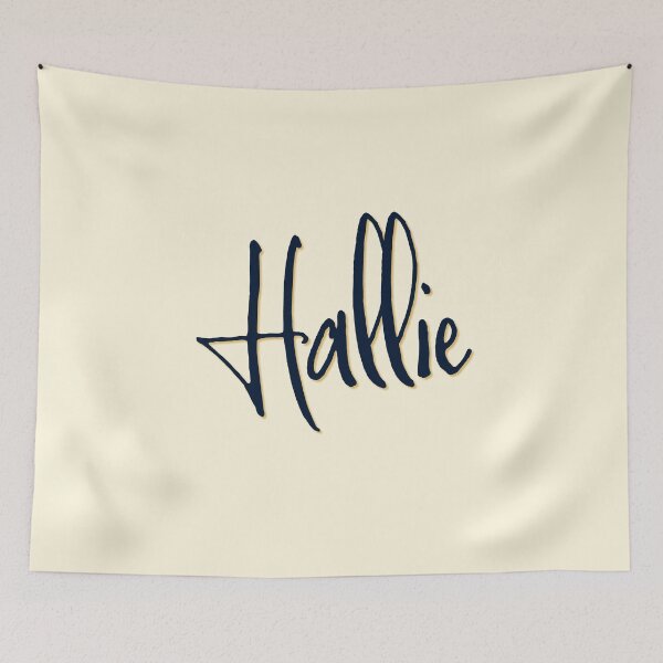 Item preview, HALLIE personalized type design designed and sold by CharlottePlaceArt.