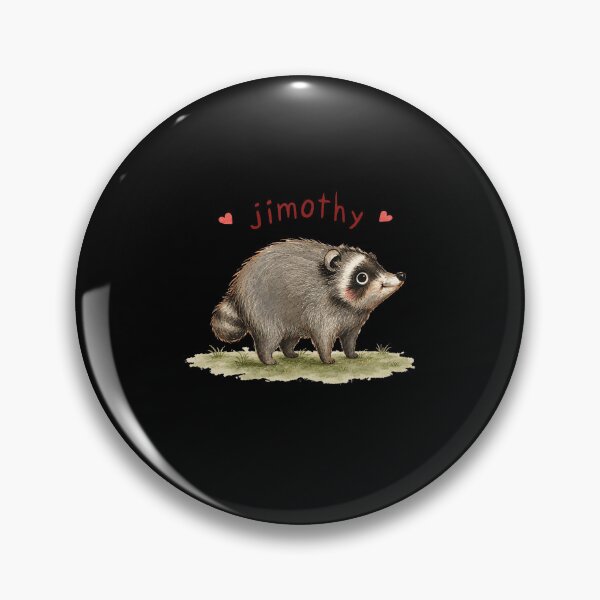 Item preview, Cute Raccoon Meme Team Jimothy Funny Animal Humor designed and sold by ChaosColorCo.