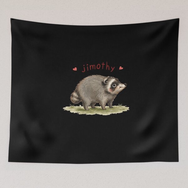 Item preview, Cute Raccoon Meme Team Jimothy Funny Animal Humor designed and sold by ChaosColorCo.
