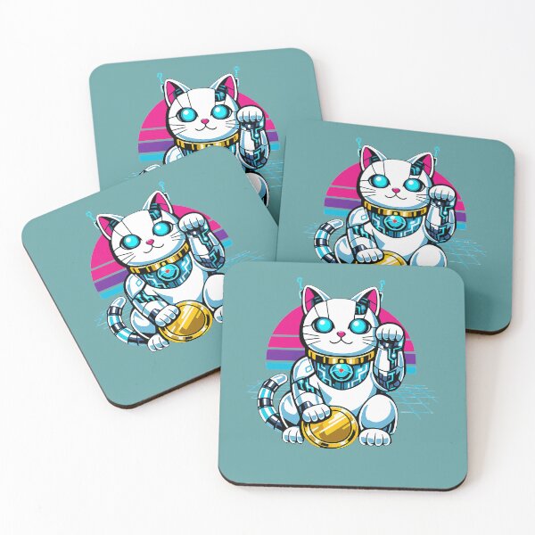 Item preview, Cyber Lucky Cat designed and sold by KungPowUnicorn.