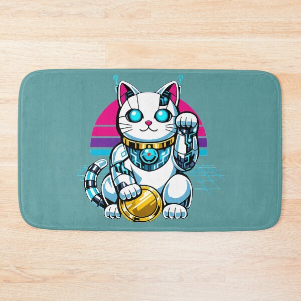 Item preview, Cyber Lucky Cat designed and sold by KungPowUnicorn.