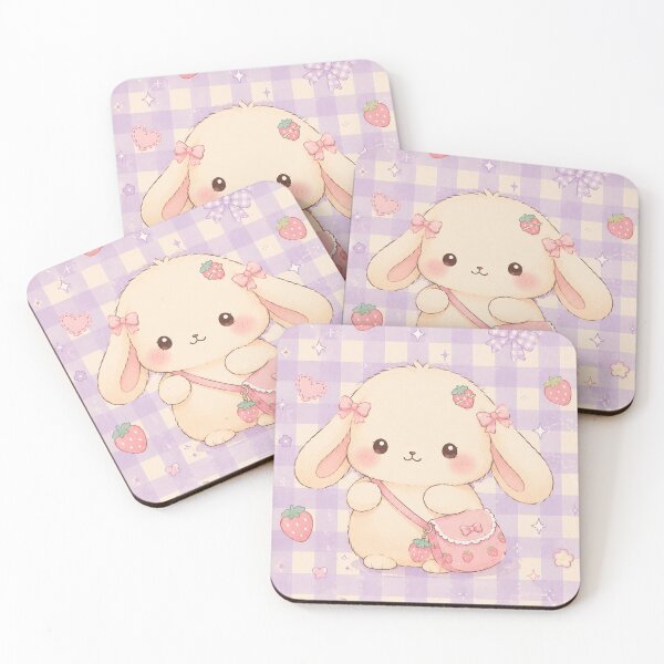 Item preview, Kawaii Strawberry Bunny designed and sold by EsenciaZen.