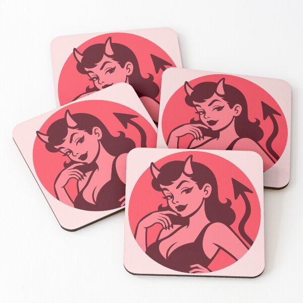Item preview, Vintage She-Devil Pin-Up designed and sold by Texterns.