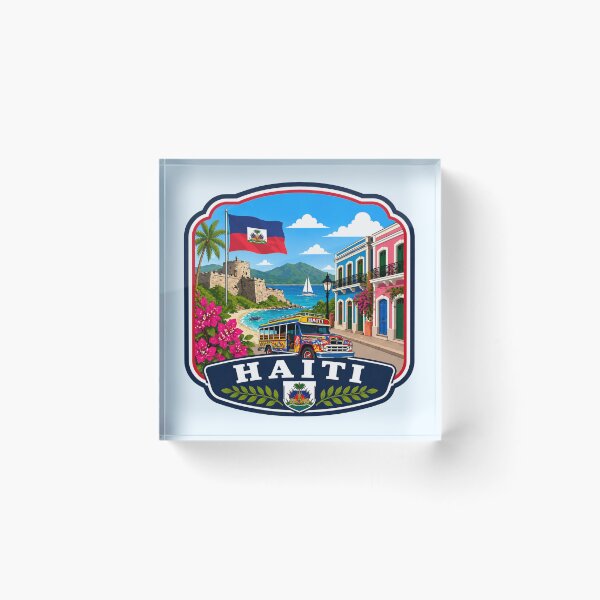 Item preview, Haiti - Caribbean Coast, Colorful Streets designed and sold by Myra365Art.