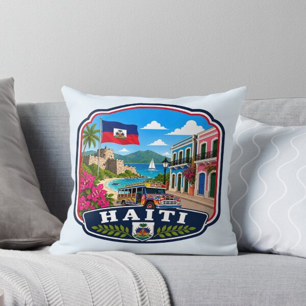 Item preview, Haiti - Caribbean Coast, Colorful Streets designed and sold by Myra365Art.
