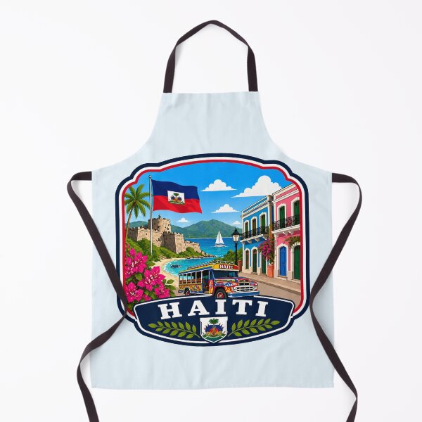 Item preview, Haiti - Caribbean Coast, Colorful Streets designed and sold by Myra365Art.