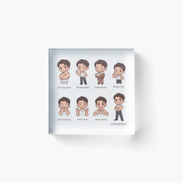 Item preview, Jonathan bailey cute chibi sticker designed and sold by ManikRaja.