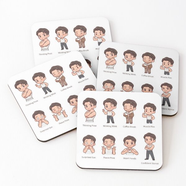 Item preview, Jonathan bailey cute chibi sticker designed and sold by ManikRaja.