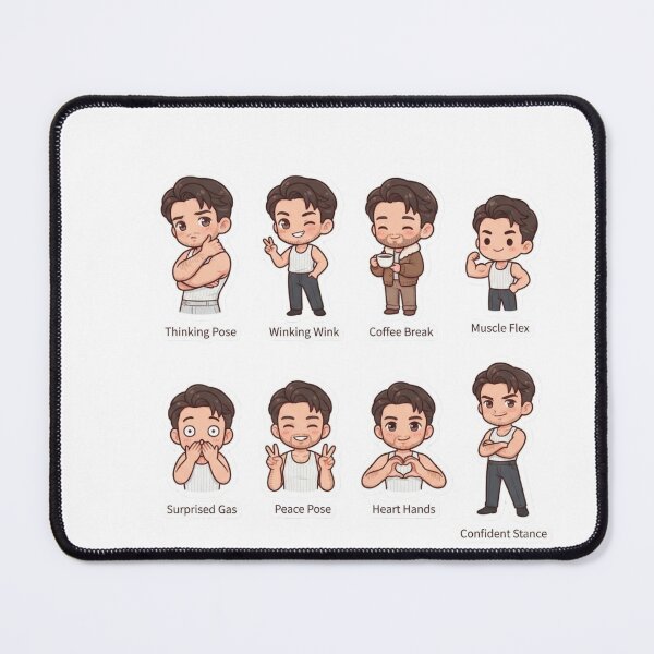 Item preview, Jonathan bailey cute chibi sticker designed and sold by ManikRaja.