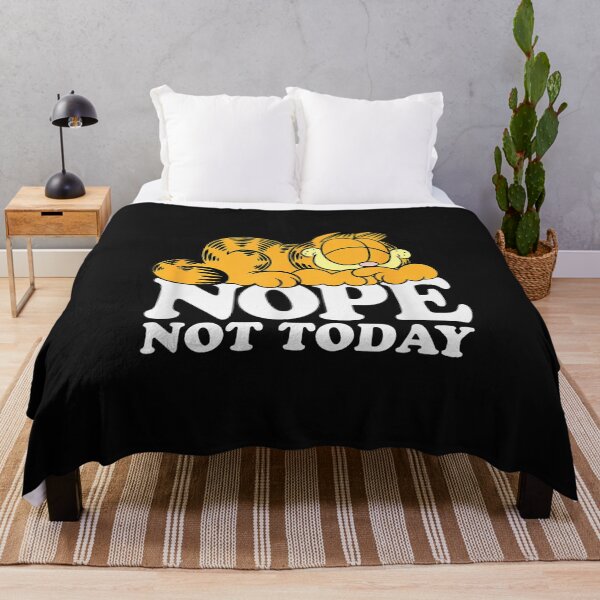 Item preview, Garfieldzz Nope Not Today Lazy Cat Bold Logo designed and sold by LincolnWardill.