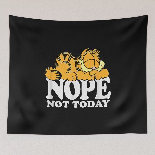 Item preview, Garfieldzz Nope Not Today Lazy Cat Bold Logo designed and sold by LincolnWardill.
