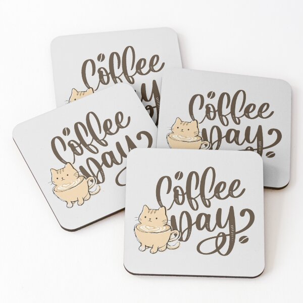 Item preview, Cute Cat Coffee Latte Art - Every Day is Coffee Day designed and sold by SeJaa.