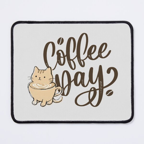 Item preview, Cute Cat Coffee Latte Art - Every Day is Coffee Day designed and sold by SeJaa.