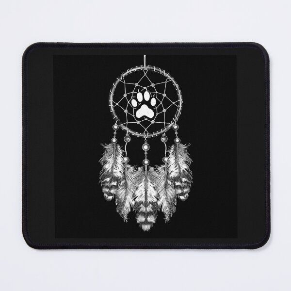 Item preview, Paw Print Dreamcatcher – Pet Lover Feather Boho Art designed and sold by inkoutninja.