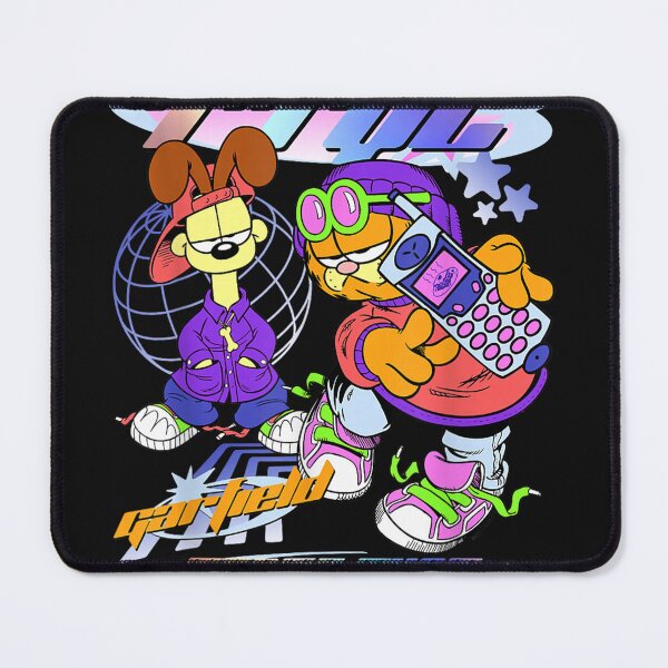 Item preview, Garfieldzz and Odie TTYL Y2K Pastel Text Vintage Cat Cartoon designed and sold by LincolnWardill.