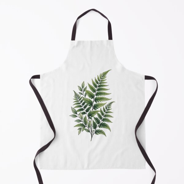 Item preview, Mixed Fern & Leaf Botanical Illustration | Green Foliage Art designed and sold by Tee Visions.