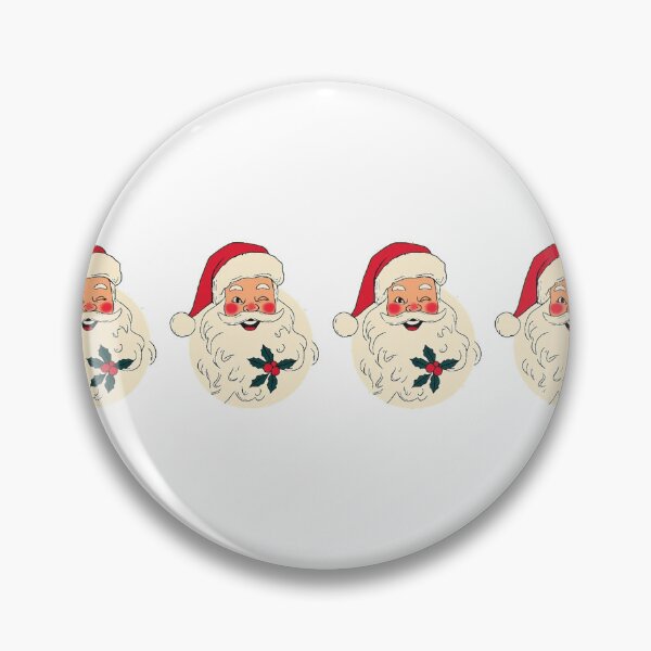 Item preview, Four Vintage Santa Faces Christmas Retro designed and sold by icm4639.