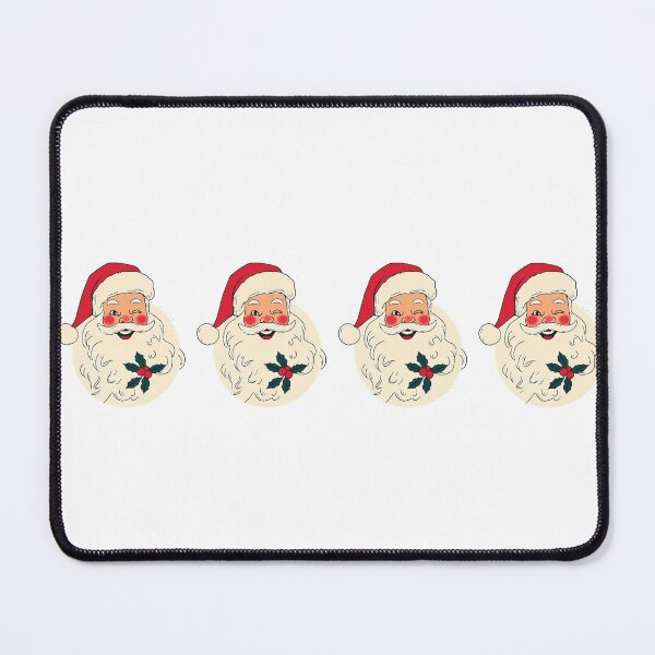 Item preview, Four Vintage Santa Faces Christmas Retro designed and sold by icm4639.