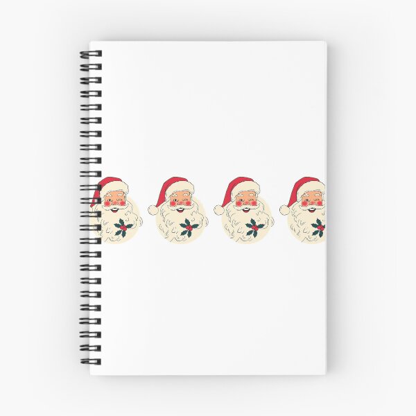 Item preview, Four Vintage Santa Faces Christmas Retro designed and sold by icm4639.