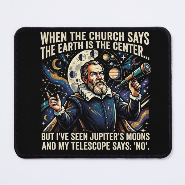 Item preview, Galileo Meme Earth Is The Center Funny Astronomy Science T-Shirt designed and sold by Artsformore.