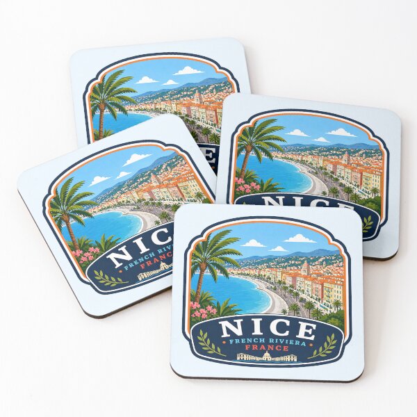 Aperçu de l'œuvre Nice, France - Côte d'Azur, Promenade des Anglais créée et vendue par Myra365Art.