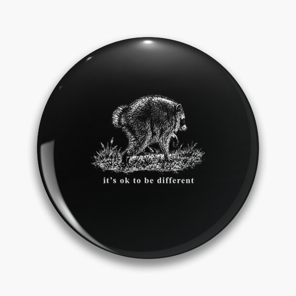 Item preview, Its Ok To Be Different Funny Jimothy Raccoon designed and sold by ChaosColorCo.