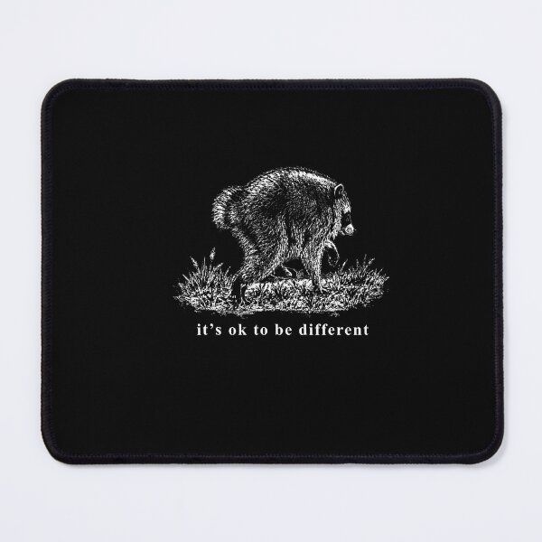 Item preview, Its Ok To Be Different Funny Jimothy Raccoon designed and sold by ChaosColorCo.