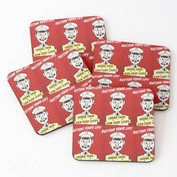 Item preview, BUTTON YOUR LIP! designed and sold by THE GOOD FIND.