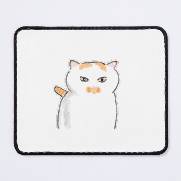 Item preview, Funny Grumpy White Orange Cat Art designed and sold by raun.draw.