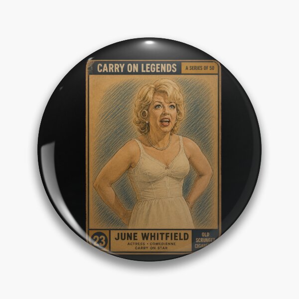 Item preview, June Whitfield - Carry On Trading Cards designed and sold by halibutgoatramb.
