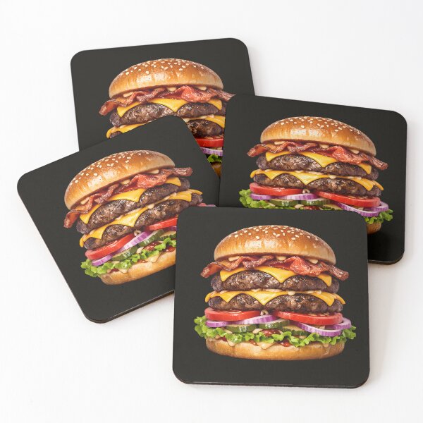 Item preview, Cheeseburger Day Delicious Double Bacon Burger designed and sold by digitalbob60.
