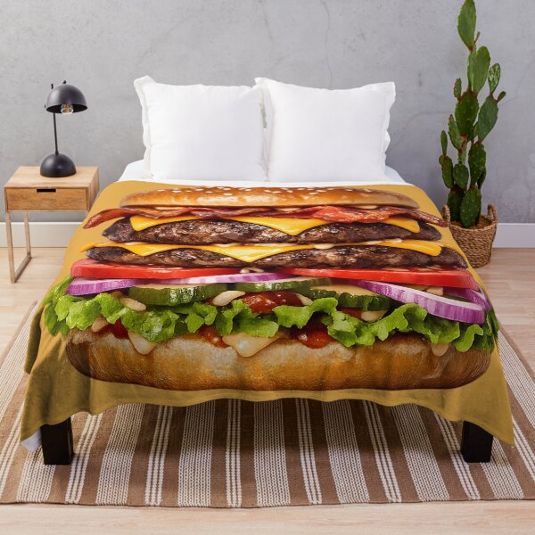 Item preview, Cheeseburger Day Delicious Double Bacon Burger designed and sold by digitalbob60.