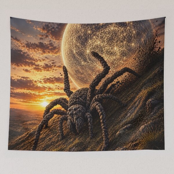 Item preview, Cryptid Spider Rolling a Living Light Sphere designed and sold by JUTElCONIC.