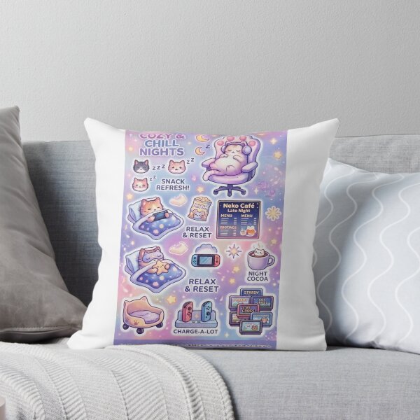 Item preview, Cill Night Neko designed and sold by YunsCozyCorner.