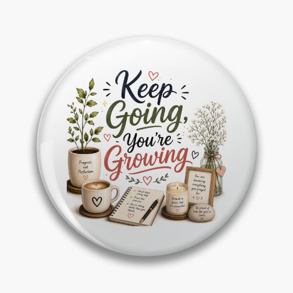 Item preview, Keep Going, You're Growing. designed and sold by KrithigaArts.