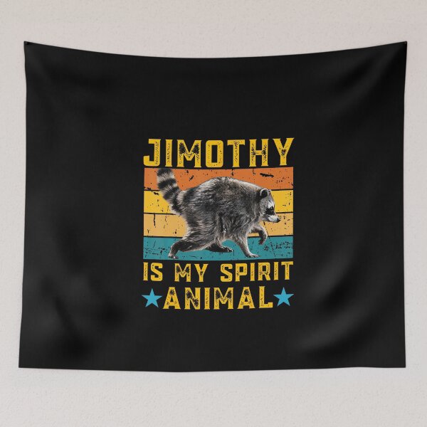Item preview, Jimothy Raccoon Is My Spirit Animal Meme designed and sold by ChaosColorCo.