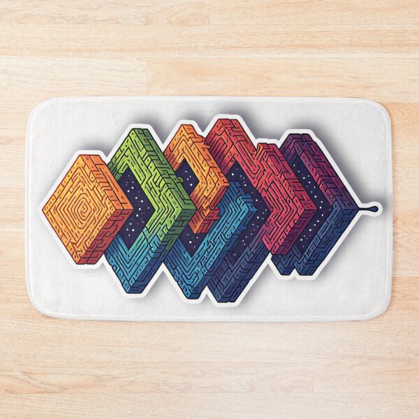 Item preview, Colorful fractals in the cosmic dance designed and sold by Mianku | Für das Leben.