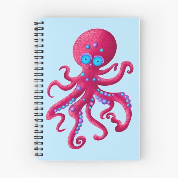 Item preview, Red Octopus Sticker designed and sold by HushTheMoon.