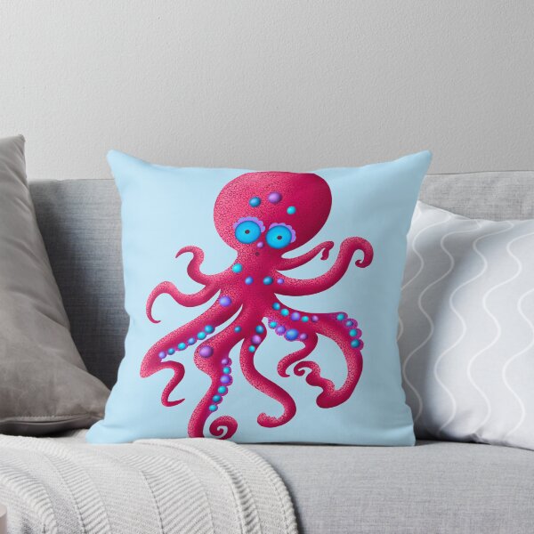 Item preview, Red Octopus Sticker designed and sold by HushTheMoon.