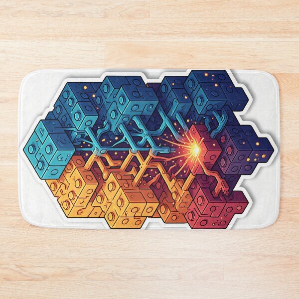 Item preview, Colorful layers in free fall, cosmic brilliance designed and sold by Mianku | Für das Leben.