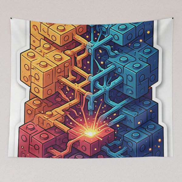 Item preview, Colorful layers in free fall, cosmic brilliance designed and sold by Mianku | Für das Leben.