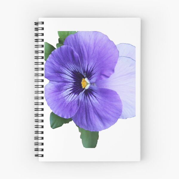 Item preview, blue viola floral design designed and sold by introvertarts.