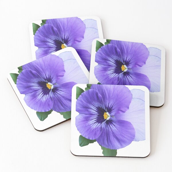 Artikelvorschau, Blumendesign mit blauen Veilchen entworfen und verkauft von introvertarts.