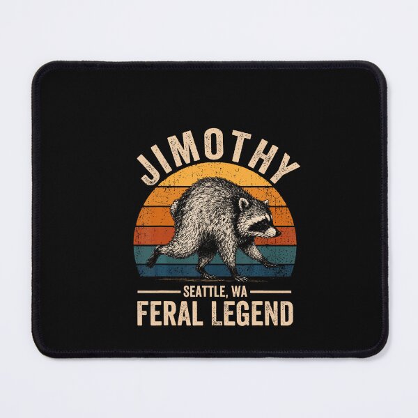 Item preview, Jimothy Raccoon Seattle Feral Legend Meme designed and sold by ChaosColorCo.