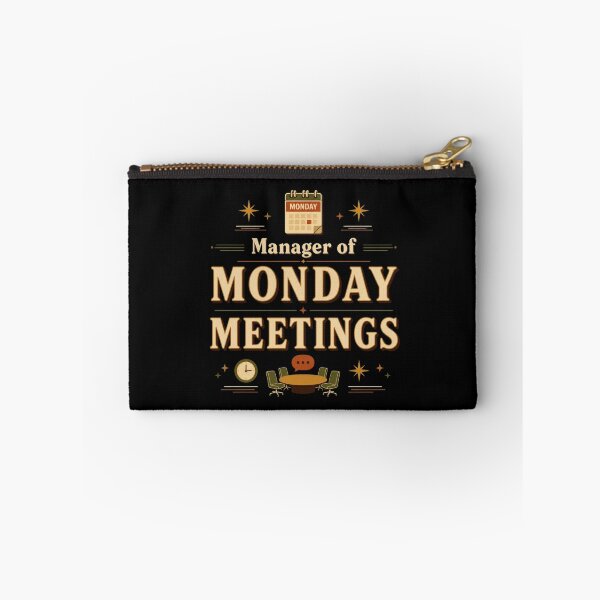 Item preview, Manager of Monday Meetings | Funny Office Humor Retro Typography designed and sold by Irene Catchmind.