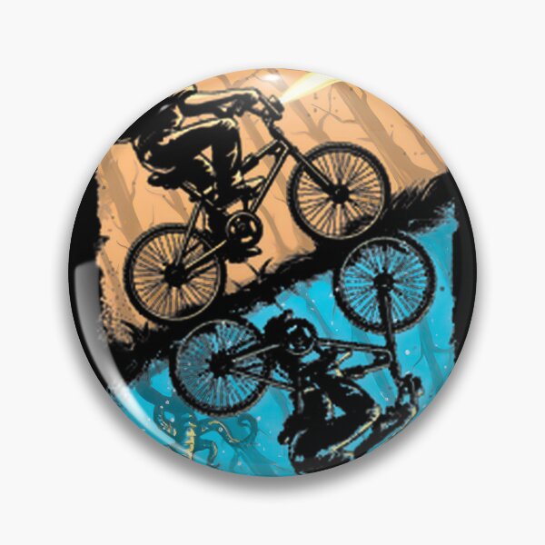 Item preview, Bicycle Rider & Snowboarder Duo designed and sold by RomayneMoskop1.