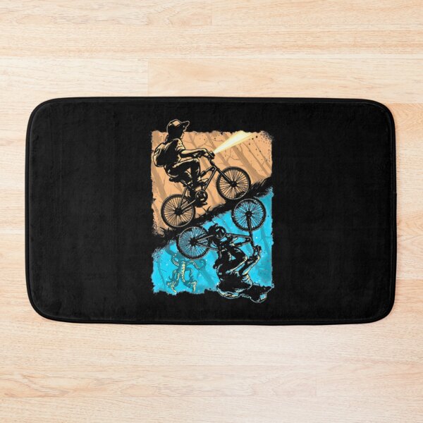 Item preview, Bicycle Rider & Snowboarder Duo designed and sold by RomayneMoskop1.