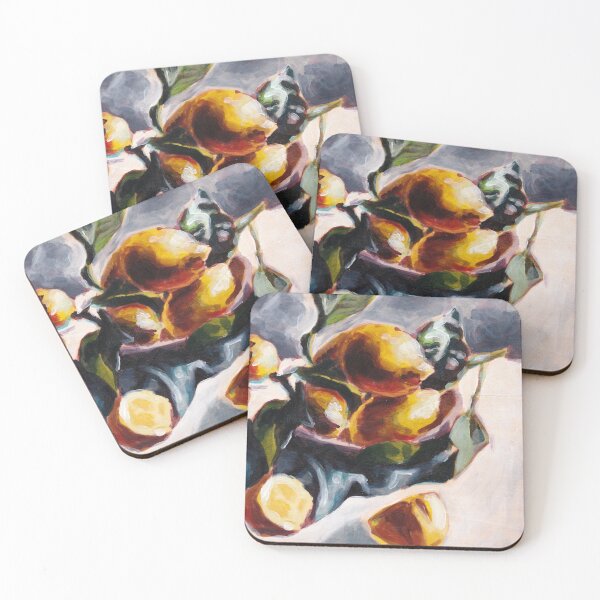 Item preview, acrylic painting lemon bowl designed and sold by crissini.